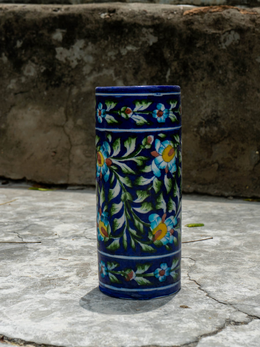 Artistic Legacy: An Ethereal Aura of Sophistication and Tradition, Blue Pottery By Gopal Saini for sale