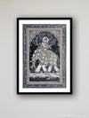 Mystic Allure: The Pattachitra Tapestry of Majesty Pattachitra Painting on a canvas by Apindra Swain for sale