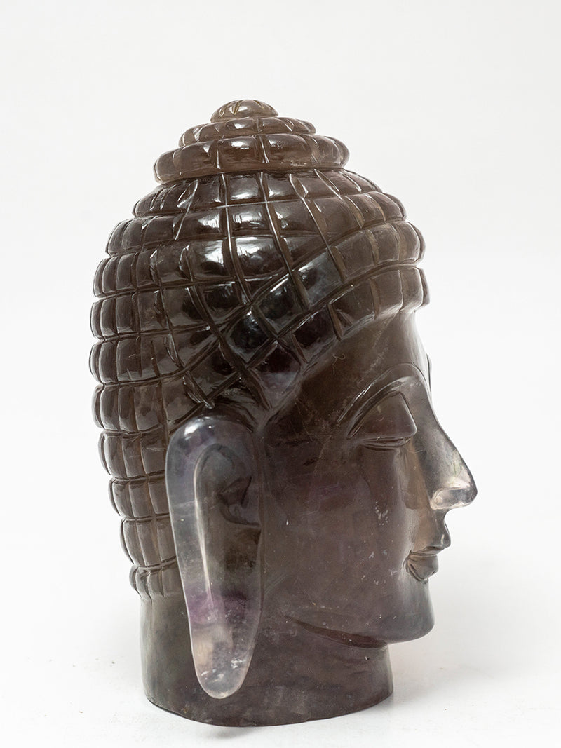 buy The Smoky Fluorite Carving of Gautam Buddha by Prithvi Kumawat