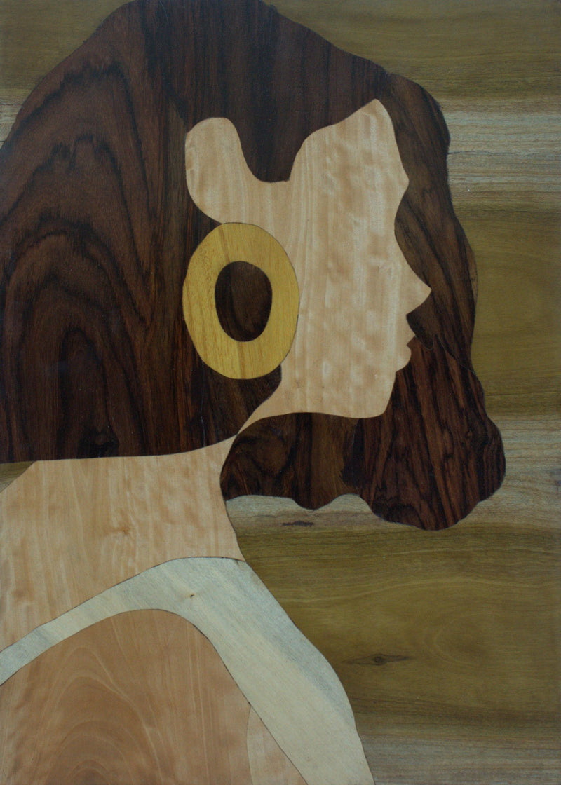 Buy A Woman in Mysore Rosewood Inlay by Mohan Kumar