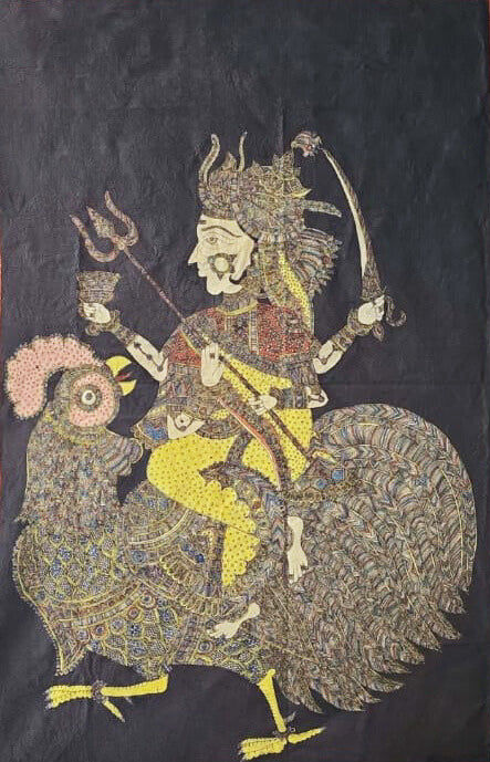 Buy Bahuchar Mata in Mata ni Pachedi by Vasant Manubhai Chitara