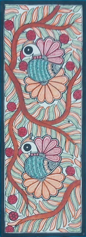 Birds in Madhubani by Priti Karn Thumbnail