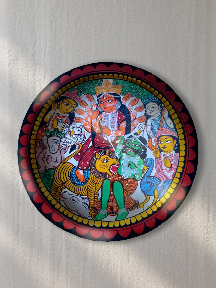 Buy Maa Kalighat plate art