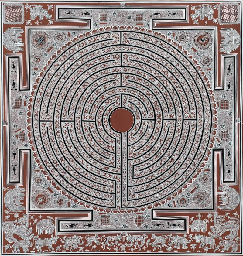 Celestial Odyssey in Yantra Art for sale