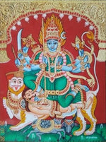 Buy Chamundeshwari's Delight:Mysore Painting by Dr. J. Dundaraja