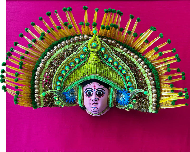 Lord Kartikey in Chhau mask by Dharmendra Sutradhar Thumbnail
