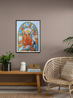 Maa Kali Depiction in Kalighat painting by Uttam Chitrakar order Online