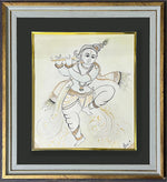 Buy Dancing Krishna in Mysore painting by Hemalatha B