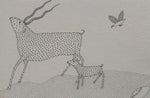 Buy Deer and fawn in Jogi Art by Govind Bhai Bharthri