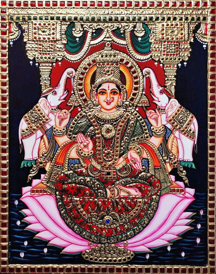 Gaja Lakshmi In Tanjore by R. Jayanthan Thumbnail