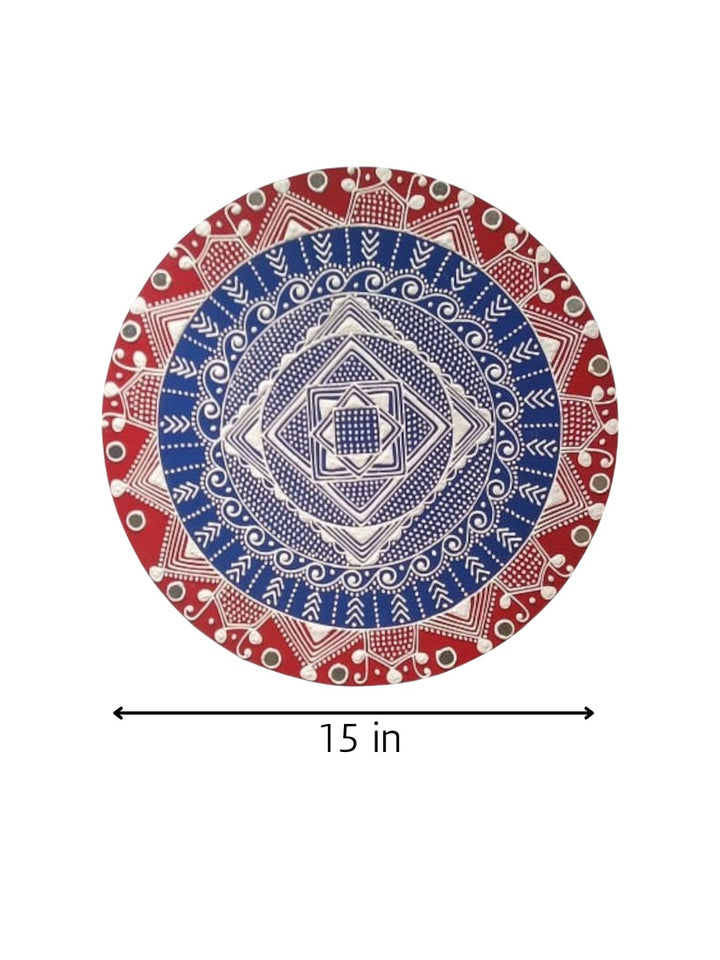 Geometric Mandala in Mandana by Kaluram Meghvanshi Thumbnail