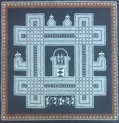 Hasegode in Blue: Chittara Art by Ishwar Naik Thumbnail