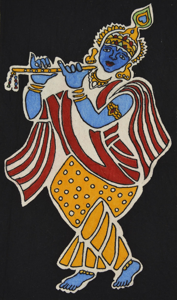 Krishna in Kalamkari by K. Lakshminarayanan Thumbnail
