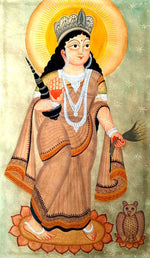 Buy Lakshmi's Divine Grace: Kalighat Art by Bapi Chitrakar