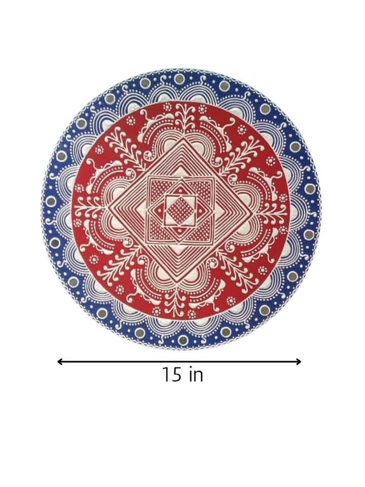 Layered Circle pattern in Mandana by Kaluram Meghvanshi Thumbnail