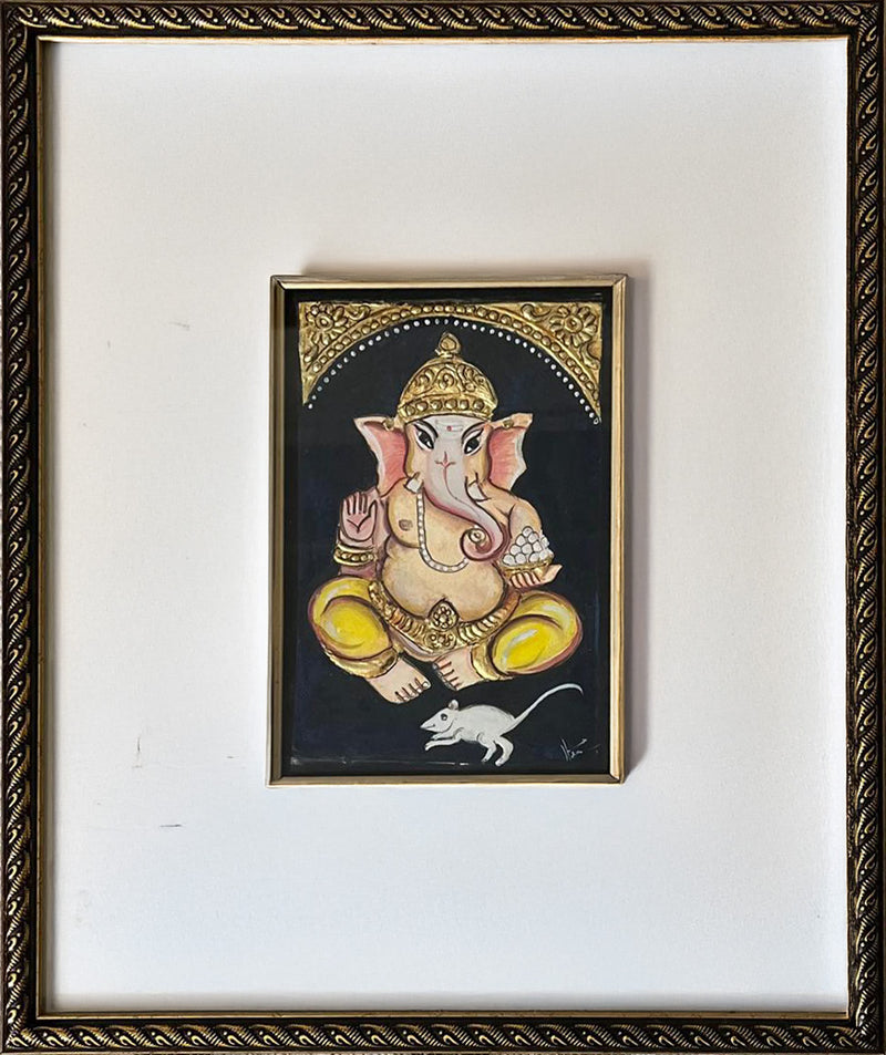 Buy Lord Ganesha in Mysore painting by Hemalatha B