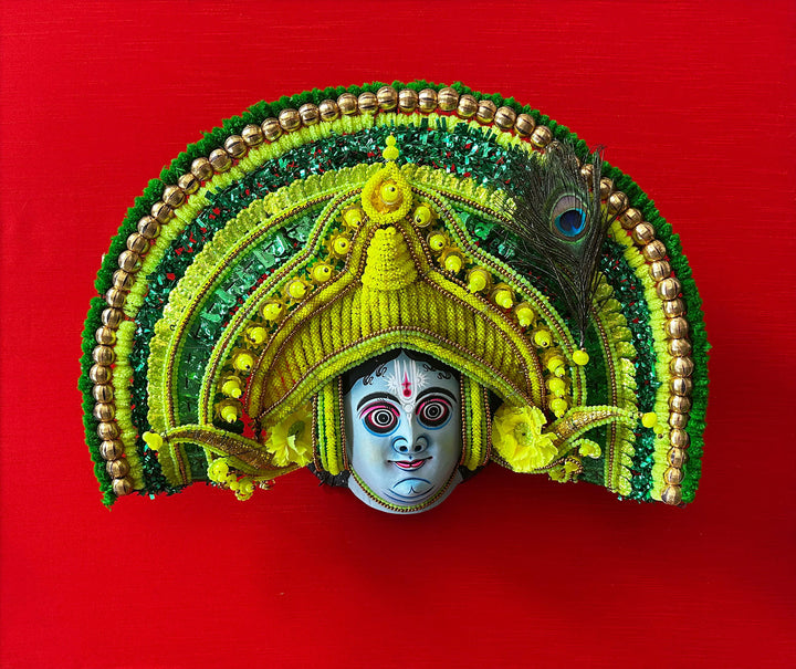 Lord Krishna Chhau mask by Dharmendra Sutradhar Thumbnail
