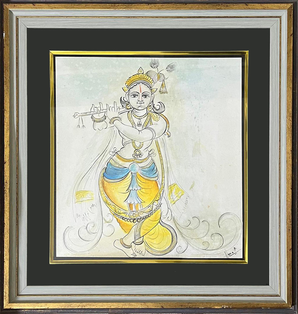 Buy Lord Krishna in Mysore painting by Hemalatha B