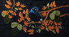 Buy Majestic Bird in Batik and Kantha by Kartik Manna