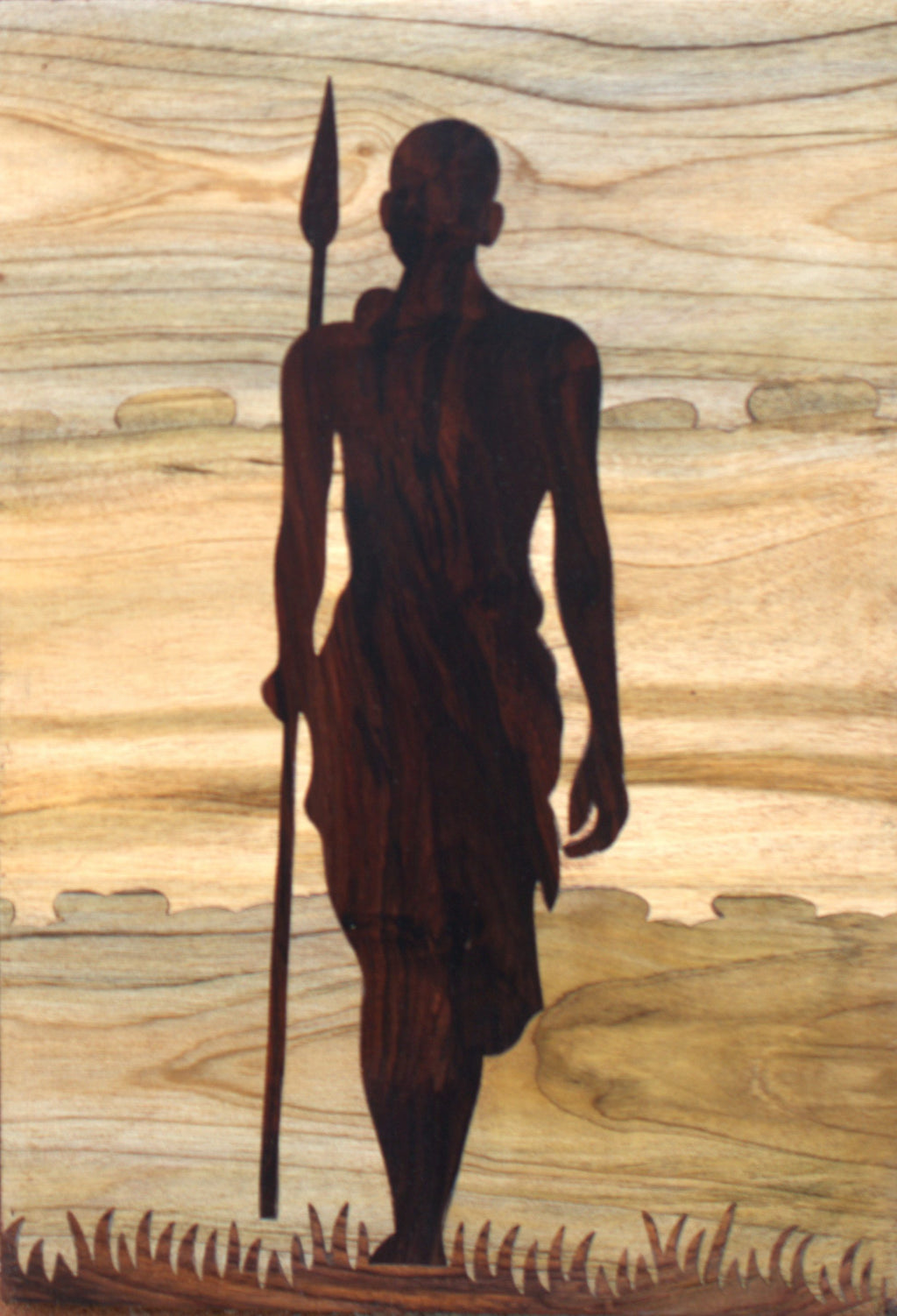 Buy Man Swear Silhouette in Mysore Wood Inlay by Mohan Kumar