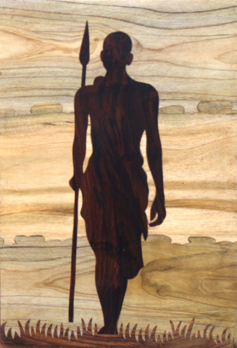 Buy Man Swear Silhouette in Mysore Wood Inlay by Mohan Kumar