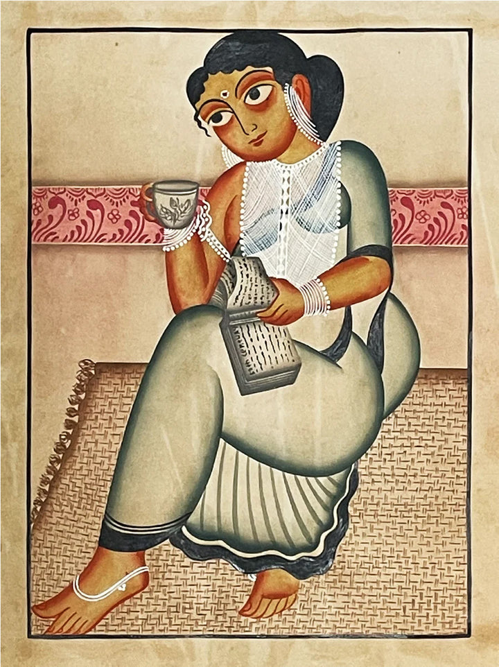 Moments of Reflection:Kalighat Art by Bapi Chitrakar Thumbnail