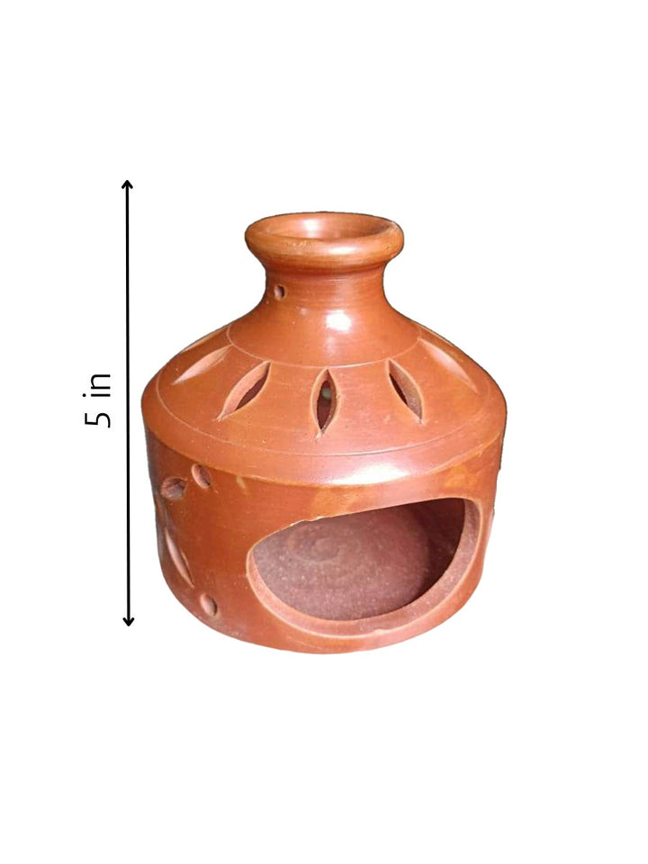 Mud tea light diffuser by Ramjatan Prajapati Thumbnail