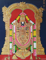 Buy Opulence of Tirupati Balaji: Mysore Painting by Dr. J Dundaraja
