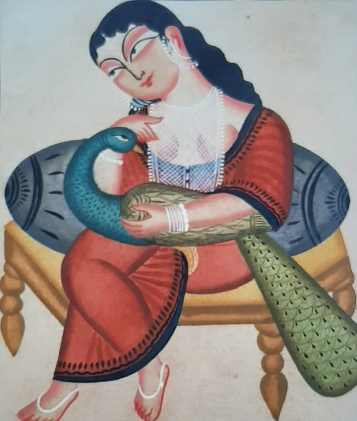 Plumage and Passion: Kalighat Art by Bapi Chitrakar Thumbnail