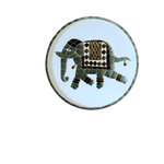 Buy Elephant Majesty: Thikri artwork by Happy Kumawat 