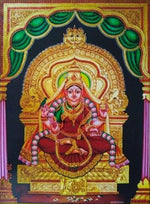 Buy Radiance of Goddess Sringeri Sharada:Mysore Painting by Dr. J Dundaraja
