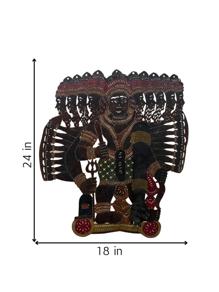 Ravana in Tholpavakoothu by Rajeev Pulavar Thumbnail