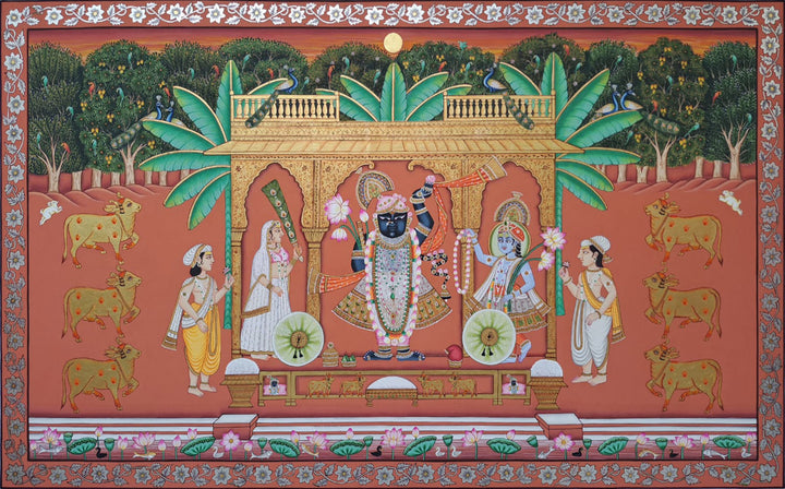 Shrinathji Haveli Opulence In Pichwai by Shehzaad Ali Sherani Thumbnail