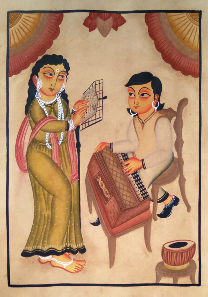 Soulful Wisdom: Kalighat Art by Bapi Chitrakar Thumbnail