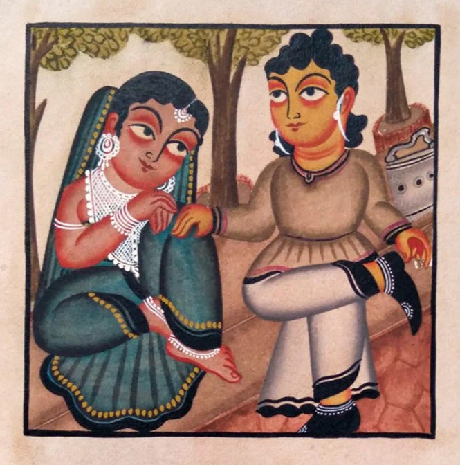 Symphony of Affection: Kalighat by Bapi Chitrakar Thumbnail