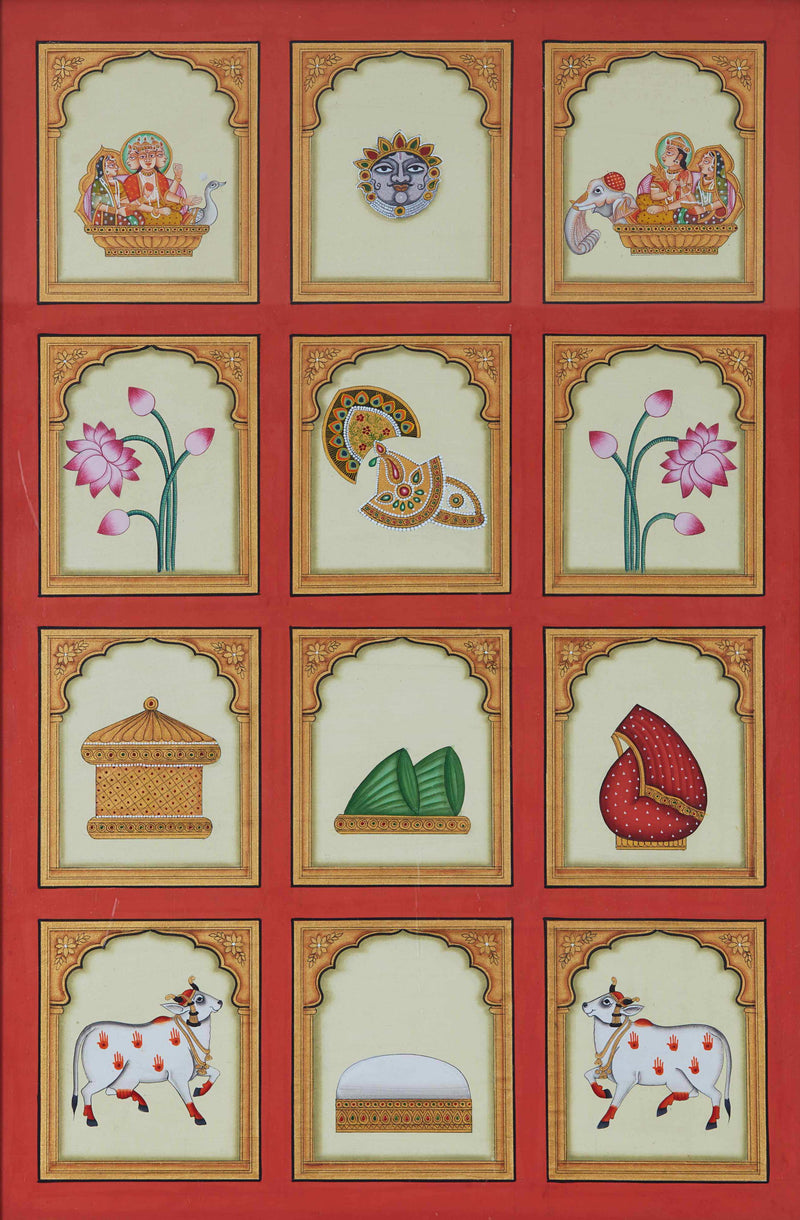 Buy The Divine Ensemble of Shrinathji In Pichwai by Baaya