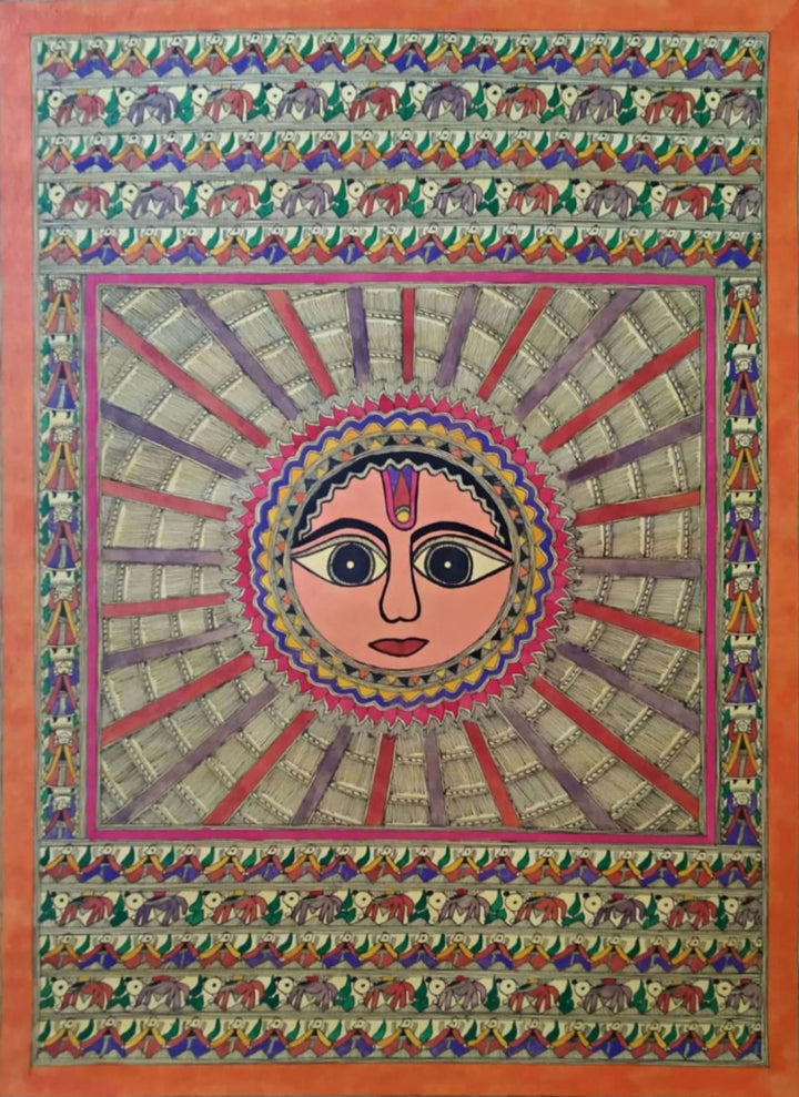 The Sun in Madhubani from Naina Creation Thumbnail