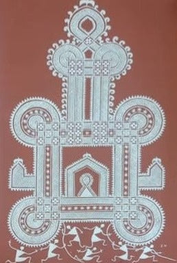 Theru, the Chariot: Chittara Art by Ishwar Naik Thumbnail