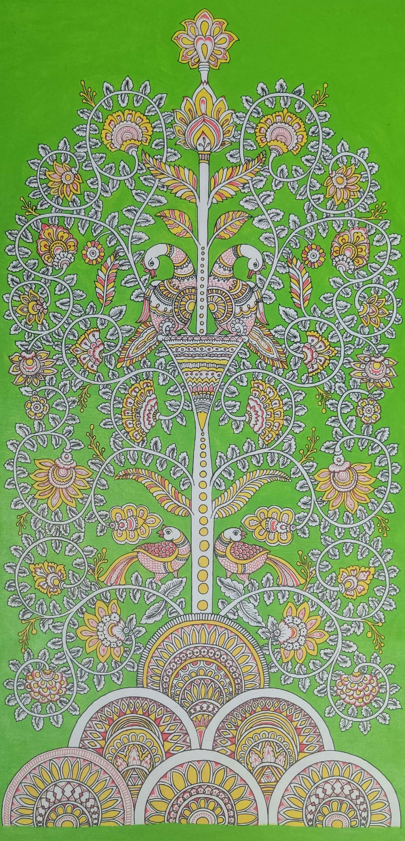 Buy Tree of Life Contemporary Kalamkari by Harinath N