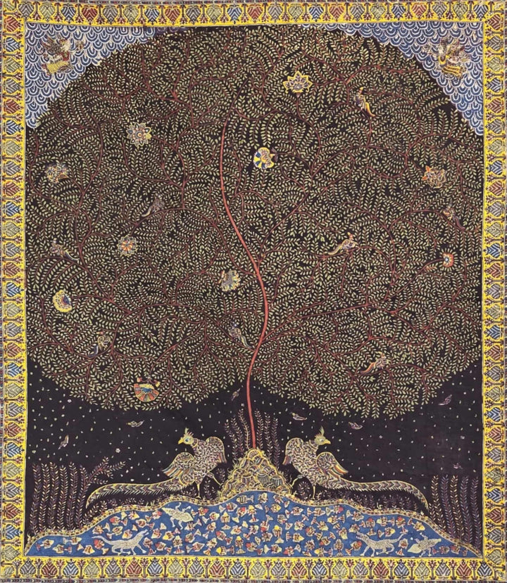 Tree Of Life Mata Ni Pachedi By Vasant Manubhai Chitara For Home Decor Thumbnail