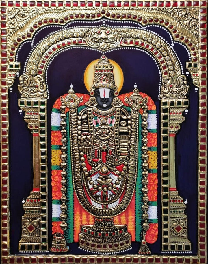 Venkateshwara Swami In Tanjore by R. Jayanthan Thumbnail