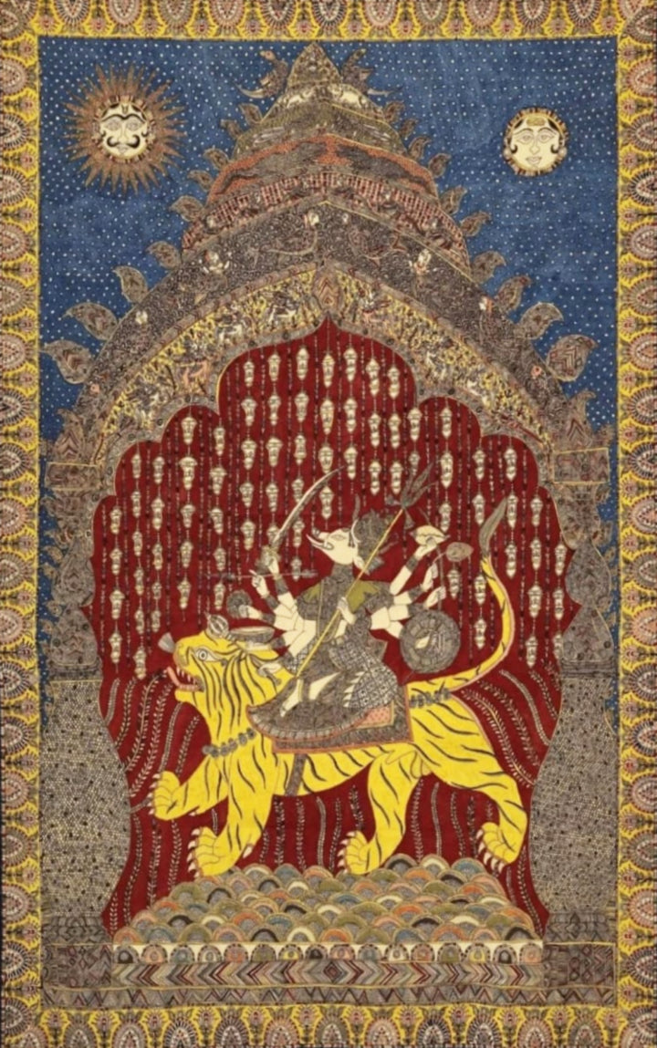 Vherai Mata Mata Ni Pachedi By Vasant Manubhai Chitara For Home Decor Thumbnail