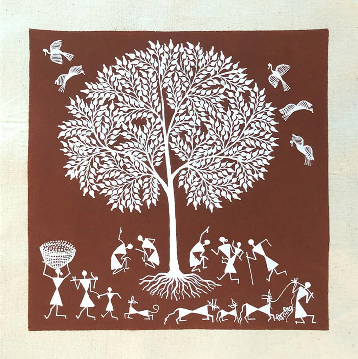Warli Community, Warli Art by Dilip Bahotha Thumbnail