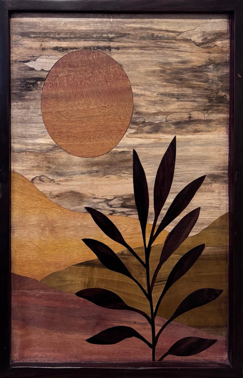 Order Floral theme in Wood Inlay by Mohan Kumar