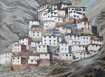 Purchase Spiti Monastery: Thangka Painting by Krishna Tashi Palmo