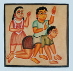 Kids Playing in Kalighat by Bapi Chitrakar
