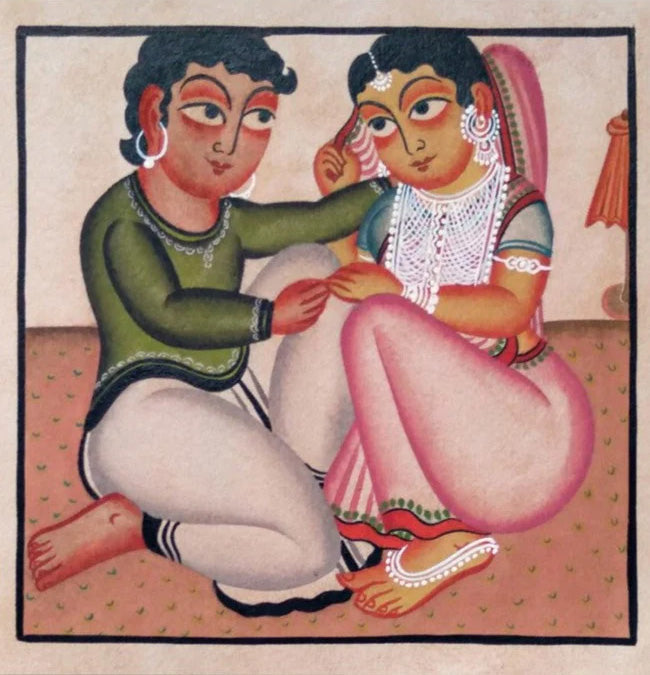 Tender Moments: Kalighat Art by Bapi Chitrakar Thumbnail