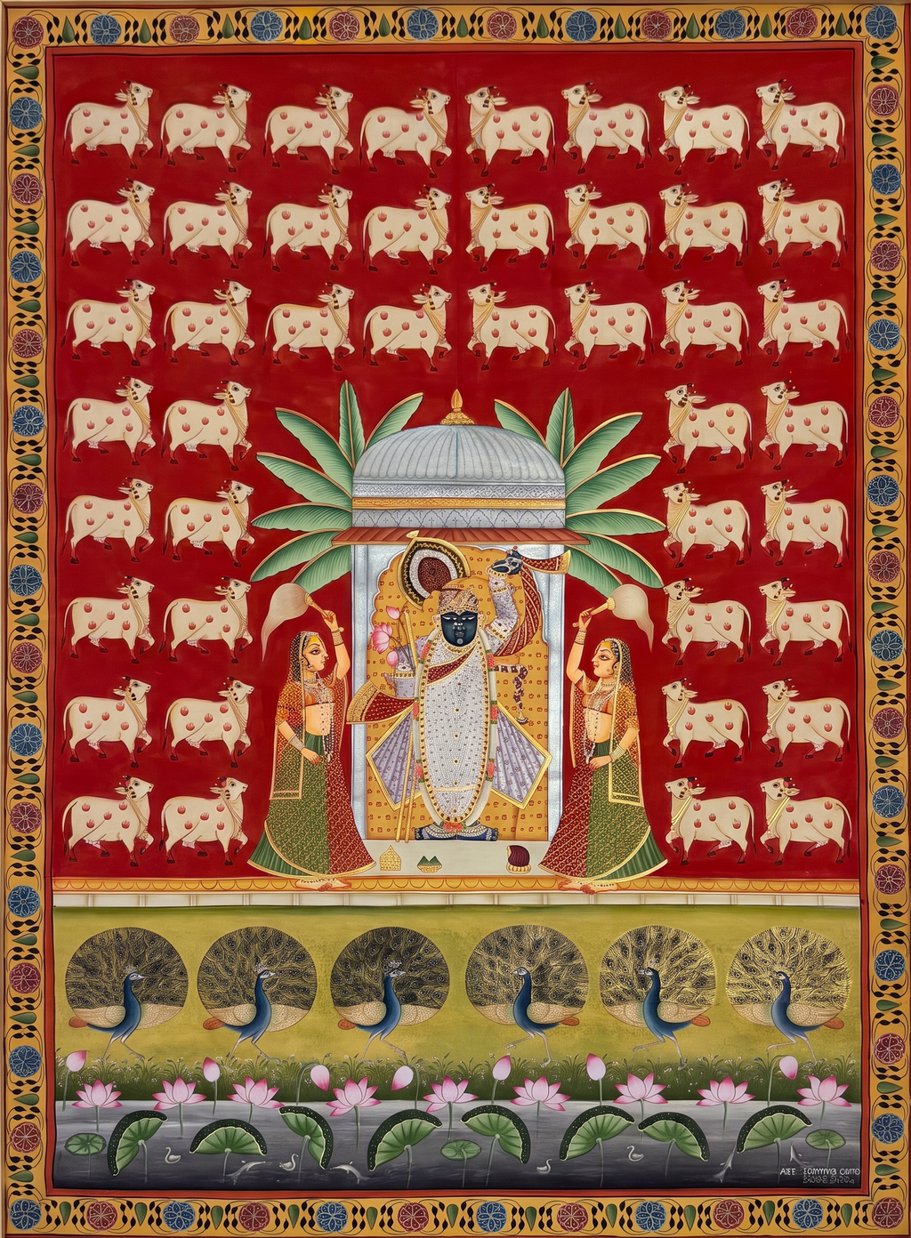Shrinathji in Pichwai by Naveen Soni Thumbnail