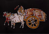 Bullock Cart in Batik by Prakash Yasala