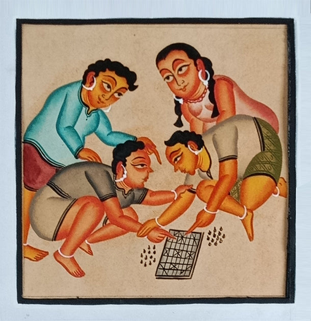 Shop Childhood Days in Kalighat by Bapi Chitrakar